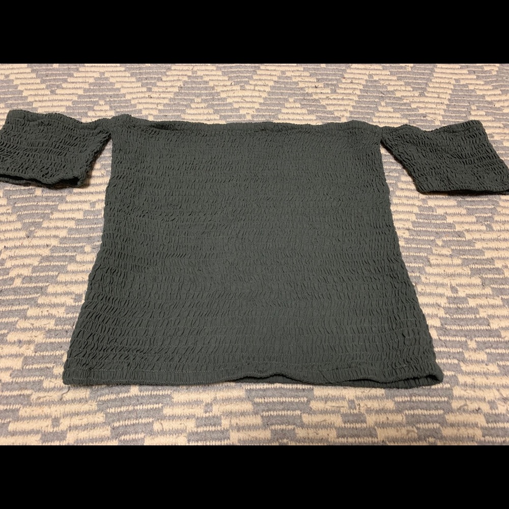 Off the shoulder smocked